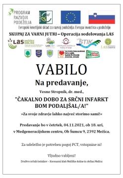 Vabilo - predavanje Vesne Stropnik